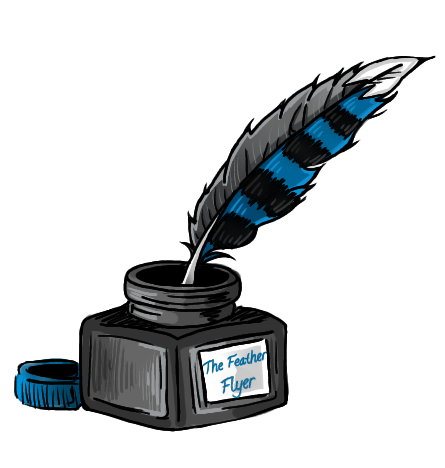 The Feather Flyer created by Arianna Scott